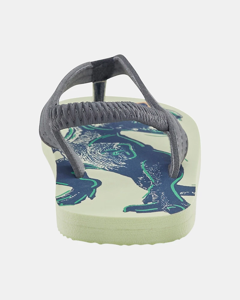 Dinosaur Flip Flops