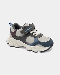 Toddler Boy Athletic Sneakers - Blue/Grey