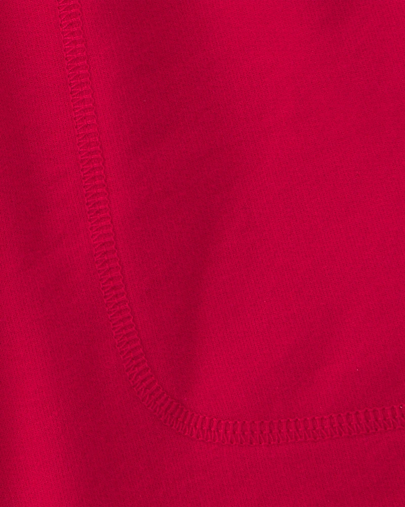 Boys French Terry Shorts - Red