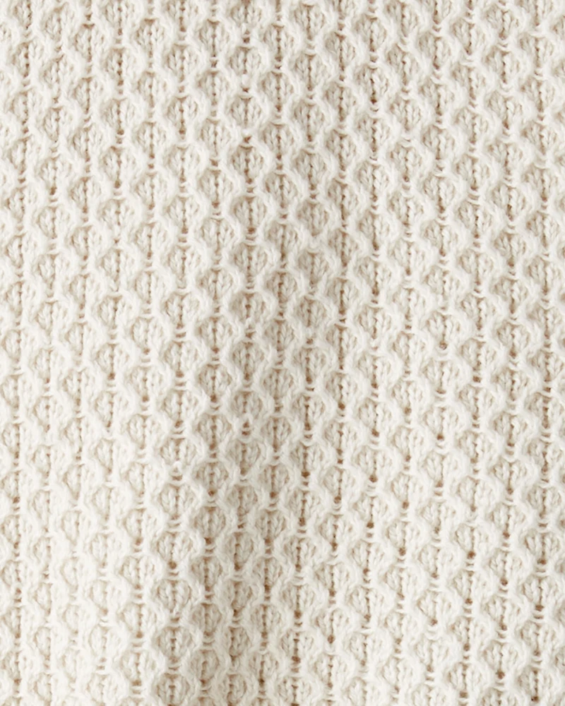 Baby Girl 2-Piece Organic Cotton Sweater Knit Set