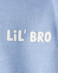 Baby Boy Organic Cotton Lil' Bro Bubble