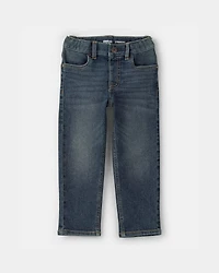 Toddler Faded Dark Wash Straight-Leg Jeans