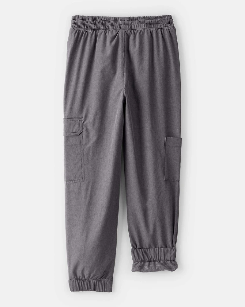 Boys Active Woven Joggers - Grey