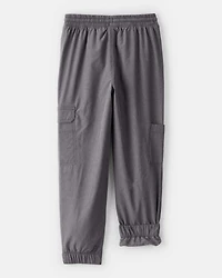 Boys Active Woven Joggers - Grey