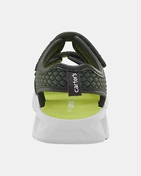 Toddler Rugged Light Up Sandals - Green