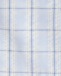 Toddler Girl Ruffle-Sleeve Gingham Dress - Blue/White