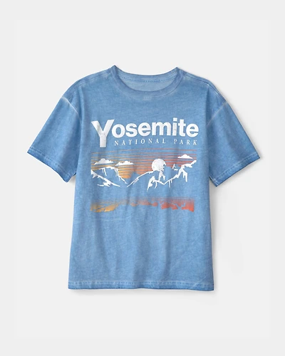 Boys Yosemite Graphic Tee - Blue