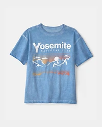 Boys Yosemite Graphic Tee - Blue