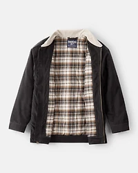 Boys Corduroy Barn Jacket - Black