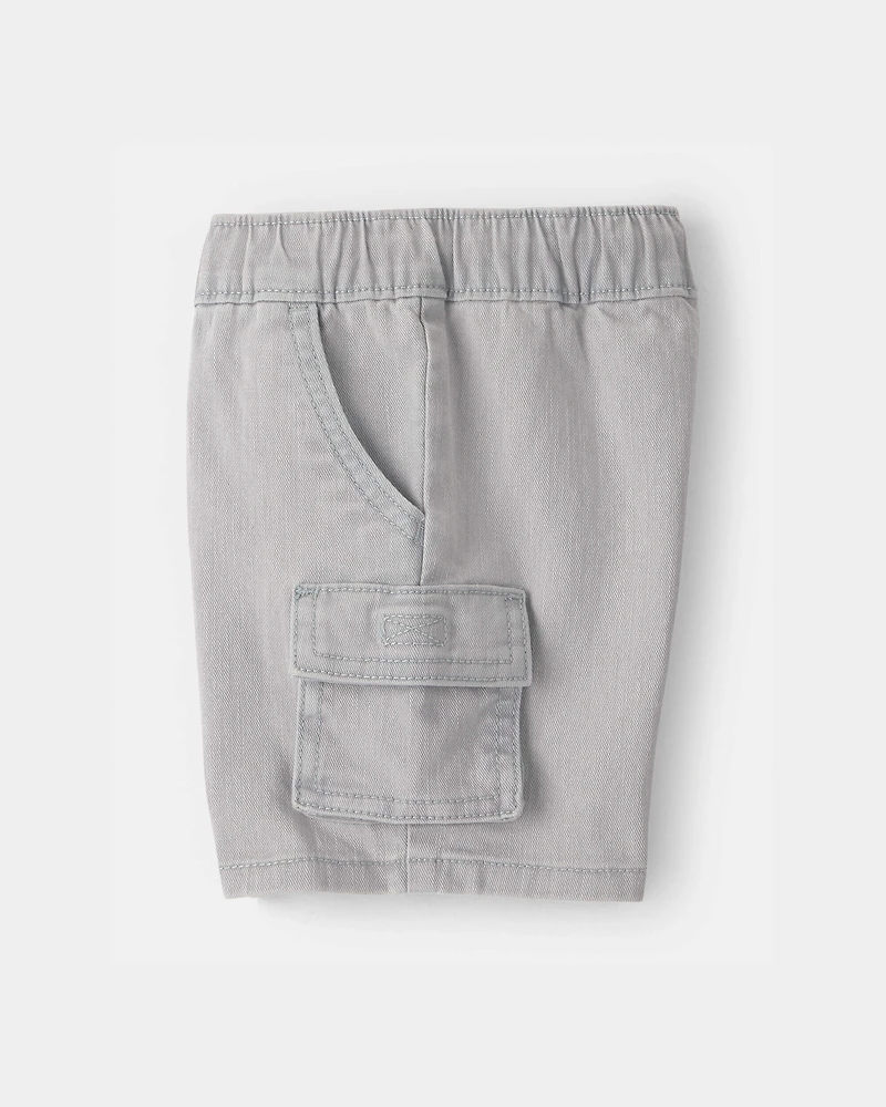 Toddler Boy Cargo Shorts - Grey