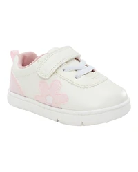 Every Step® First Walker  Flower Casual Sneakers - White