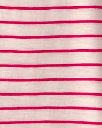 Toddler Striped Top - Red/Ivory