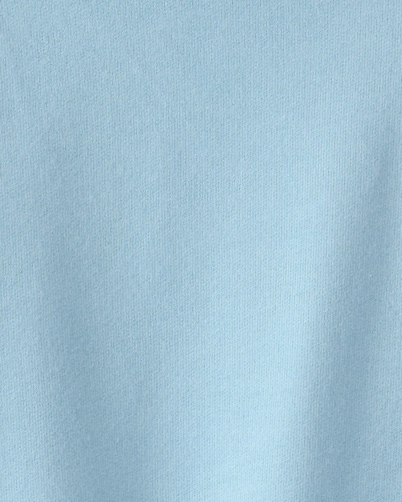 Girls French Terry Hoodie - Blue