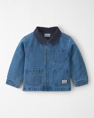 Toddler Organic Cotton Denim Barn Jacket