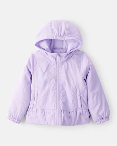 Toddler Girl Long-Sleeve Midweight Jacket - Purple