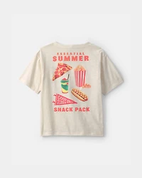 Boys 'Summer Snack Pack' Graphic Tee - Cream