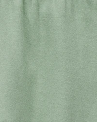 Baby Girl 2-Pack PurelySoft Pull-On Pants - Green/White