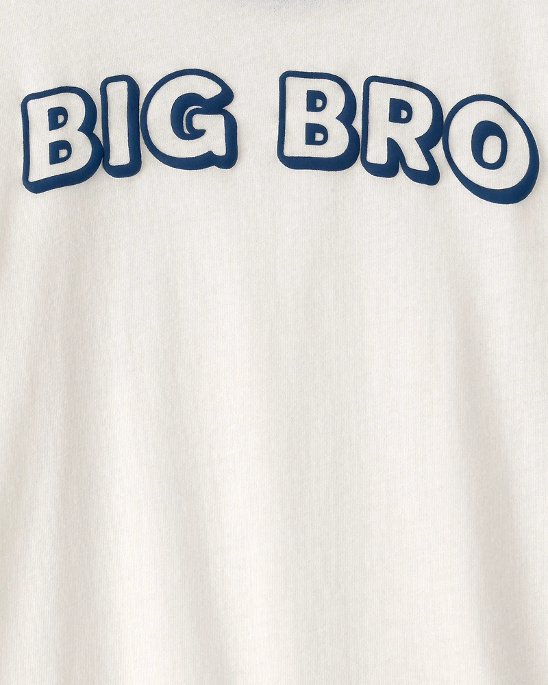 Toddler Boy 'Big Bro' Graphic Tee - Ivory