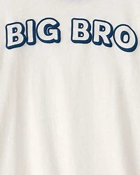Toddler Boy 'Big Bro' Graphic Tee - Ivory