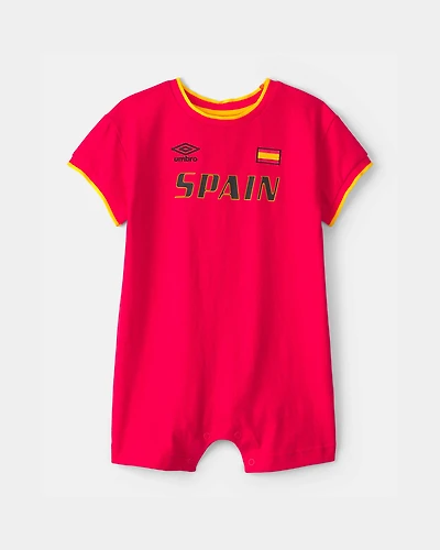 Baby Umbro Spain Romper - Red