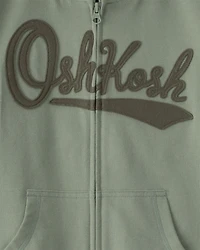 Kid OshKosh Logo Zip-Up Hoodie