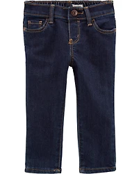 Baby Girl Dark Wash Super Skinny-Leg Jeans