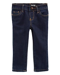 Baby Girl Dark Wash Super Skinny-Leg Jeans