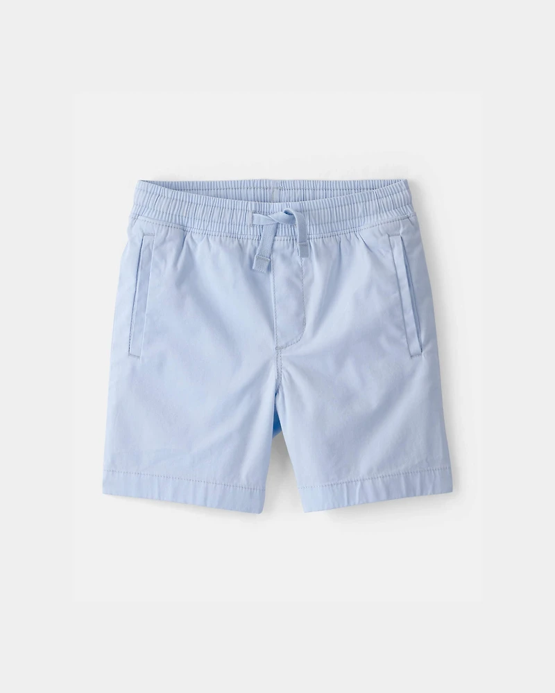 Boys 2-Piece Button-Down Shirt & Short Set - Blue