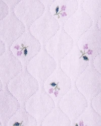 Baby 3-Piece Floral Quilted Little Jacket Set