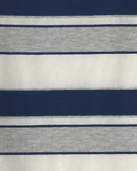 Toddler Boy Striped Short-Sleeve T-Shirt - Blue/Grey