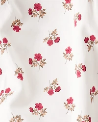 Baby 3-Piece Floral Bubble Outfit Set - Pink/White