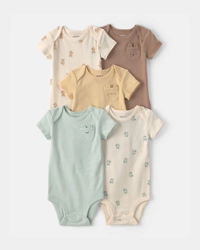 Baby 5-Pack Critter Multipack Bodysuits