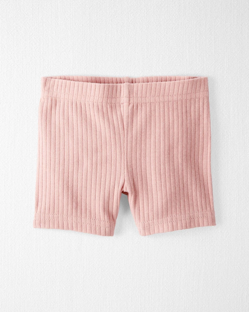 Baby Girl 2-Piece Top & Short Set Made with Organic Cotton in Strawberry Print