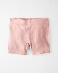 Baby Girl 2-Piece Top & Short Set Made with Organic Cotton in Strawberry Print