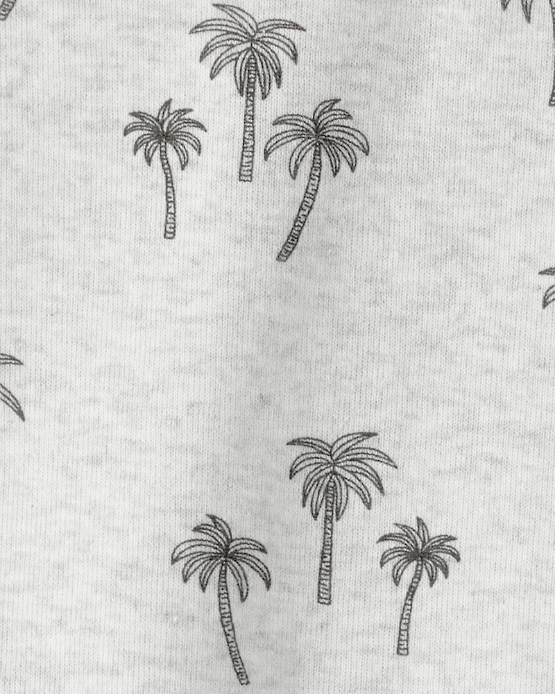 Baby 2-Piece Organic Cotton Pajamas in Palm Trees