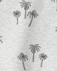Baby 2-Piece Organic Cotton Pajamas in Palm Trees