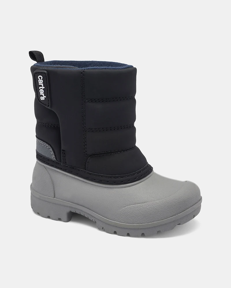 Toddler Boy Snow Boots - Grey