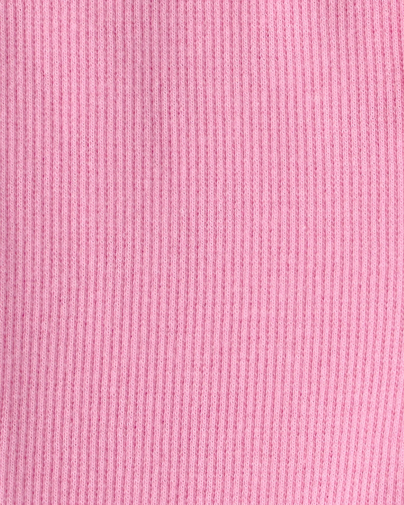Baby Girl Rib Pants - Pink