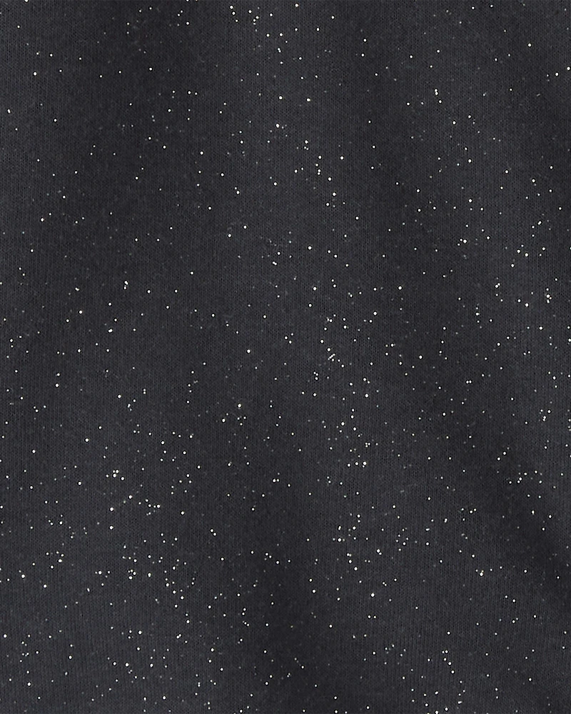 Girls Wicked Elphaba Sparkle Hoodie - Black