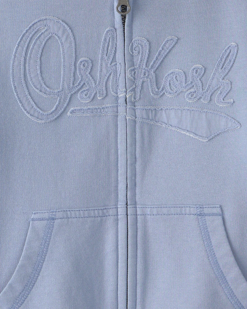 Toddler OshKosh Logo Zip-Up Hoodie - Blue