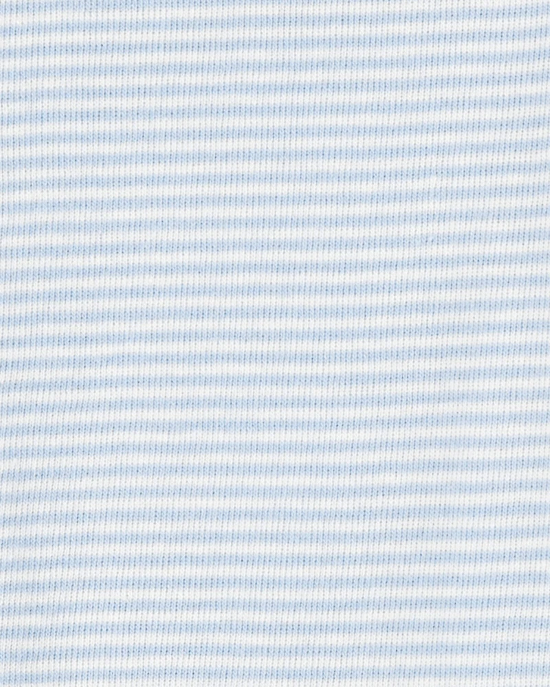 Baby 4-Piece Airplane Print Outfit Set - Blue