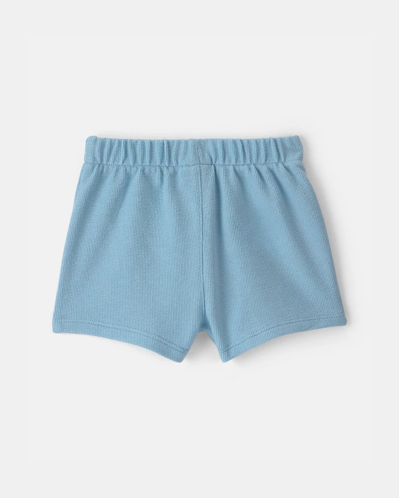 Baby Boy Drawstring Shorts - Blue