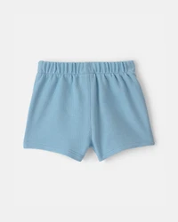 Baby Boy Drawstring Shorts - Blue