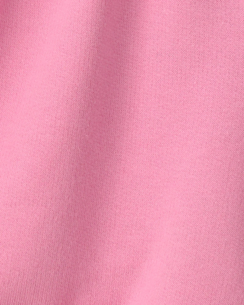 Girls French Terry Shorts - Pink