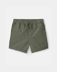 Toddler Boy Canvas Shorts - Green