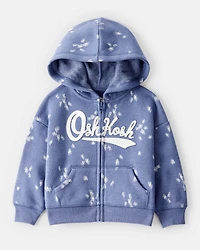 Baby Girl 2-Piece DayDream Fleece Heart Fleece Jacket & Joggers Set - Blue