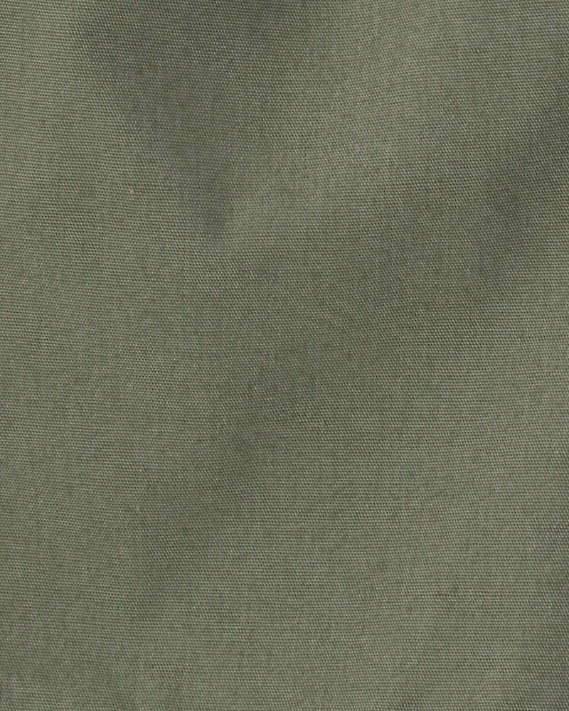 Baby Boy Canvas Shorts - Green