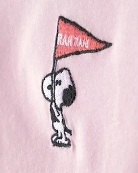 Girls Peanuts Snoopy Long-Sleeve Top - Pink