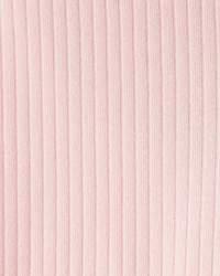 Toddler Girl Cotton Ribbed Stretch Leggings - Pink