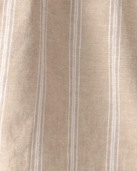 Baby Girl Stripe Sleeveless Dress - Khaki/Ivory